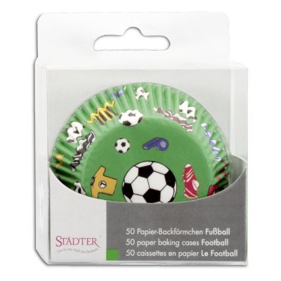 Papier-Backförmchen
Fußball – 50 Stück