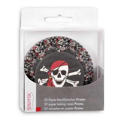 Papier-Backförmchen
Pirat – 50 Stück - Mini
