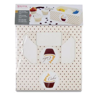 Muffin- & CupcakeboxSwing – 6er – Set, 2-teilig