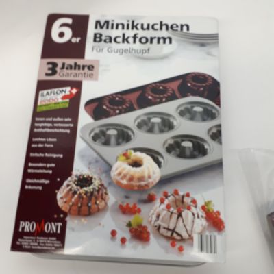 Zenker 6er Minikuchen Backform Backblech Gugelhupf